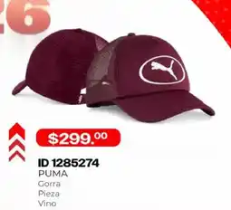 Price Shoes Puma Gorra Pieza Vino oferta
