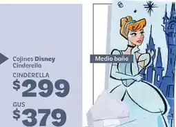 Soriana Híper Disney - cojines cinderella oferta