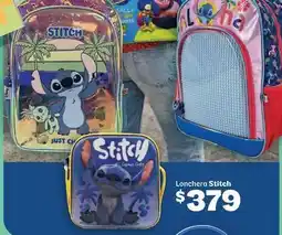 Soriana Híper Disney - lonchera stitch oferta