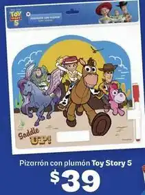 Soriana Híper Toy story - pizarrón con plumón oferta