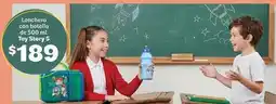 Soriana Híper Toy story - lonchera con botella oferta