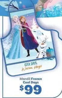 Soriana Híper Frozen - mandil cool days oferta