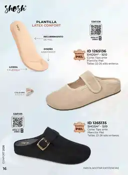 Price Shoes Shosh plantilla látex confort oferta