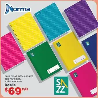 Soriana Híper Norma - cuadernos profesionales oferta