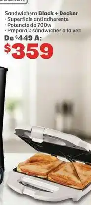 Soriana Híper Black - sandwichera oferta