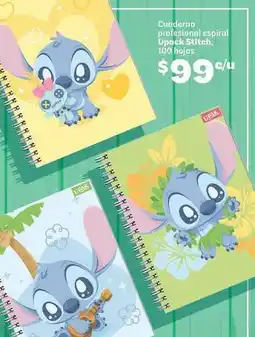 Soriana Híper Cuaderno profesional espiral upock stitch oferta