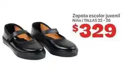Soriana Híper Zapato escolar juvenil oferta