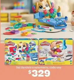 Soriana Híper Play-doh - set dentista o veterinario oferta