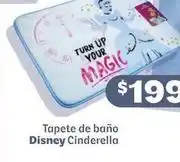Soriana Híper Disney - tapete de baño cinderella oferta