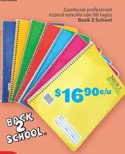 Soriana Híper Cuaderno profesional espiral sencillo oferta