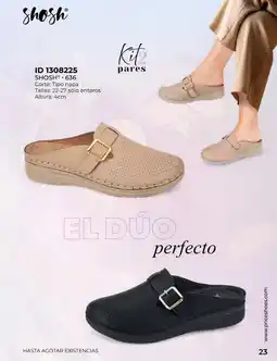 Price Shoes shosh kit 2 pares oferta