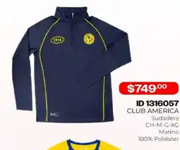 Price Shoes Club America Sudadera oferta