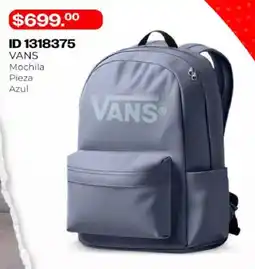 Price Shoes Vans mochila pieza azul oferta