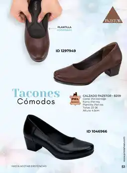 Price Shoes Pazstor tacones cómodos oferta