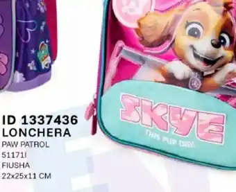 Paw Patrol Lonchera