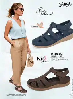 Price Shoes shosh kit 2 pares oferta
