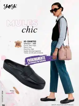 Price Shoes shosh mules chic oferta