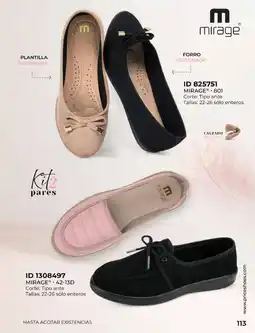 Price Shoes mirage kit2 pares oferta
