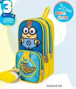 Price Shoes Minions Lapicera Longchera Backpack oferta