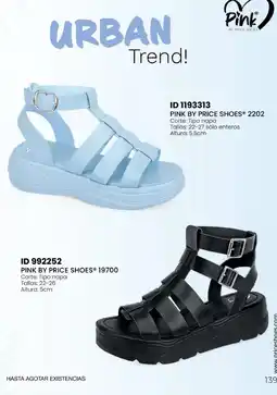 Price Shoes Pink by Price Shoes Urban Trend oferta