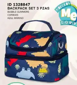 Price Shoes Bubble Gummers Backpack Set 3 Pzas oferta