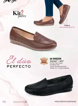 Price Shoes Shosh kit 2 pares oferta