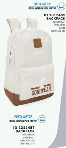 Price Shoes Goodyear Backpack oferta