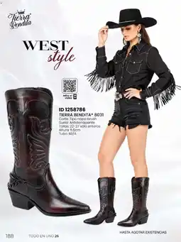 Price Shoes Tierra Bendita West style oferta