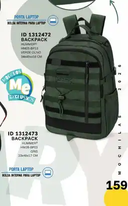 Price Shoes Hummer backpack oferta