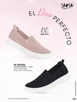 Price Shoes Shosh Sport El Dúo Perfecto Kit 2 pares oferta
