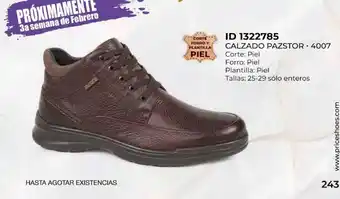 Calzado Pazstor