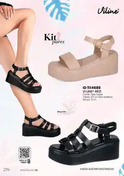 Price Shoes Viline Kit 2 pares oferta