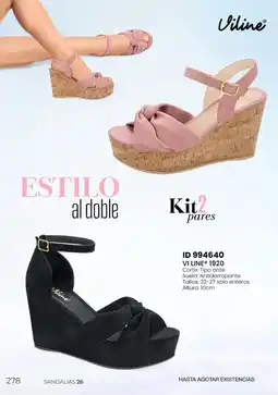 Price Shoes Viline estilo al doble oferta