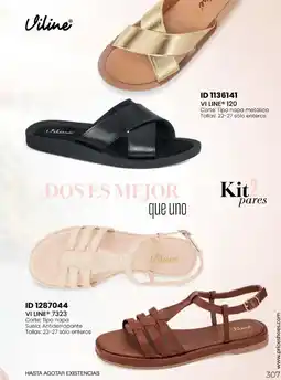 Price Shoes Viline Kit 2 pares oferta