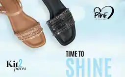 Price Shoes Pink by Price Shoes Kit2 pares oferta