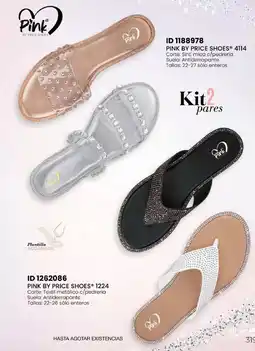 Price Shoes Pink by Price Shoes Kit 2 pares oferta