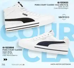 Price Shoes Puma court classic vulc fs sl oferta