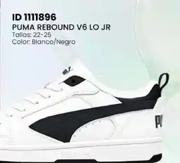 Price Shoes Puma rebound v6 lo jr oferta