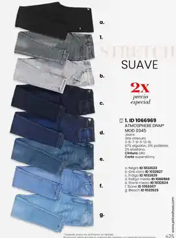 Price Shoes Atmosphere DNM Stretch Suave oferta