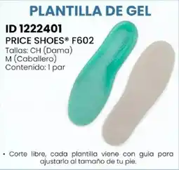 Price Shoes Price Shoes Plantilla de Gel oferta