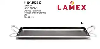Lamex charola texas grill