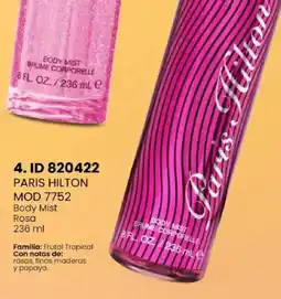 Price Shoes Paris Hilton Body Mist Rosa oferta