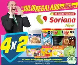 Soriana Híper Soriana Hiper helados y postres congelados oferta
