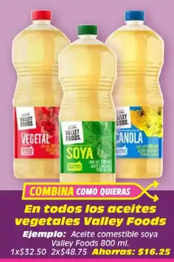 Valley Foods aceites vegetales