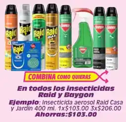 Soriana Súper Raid y Baygon oferta