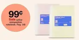 Target up&up composition notebook oferta