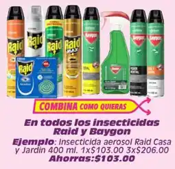 Soriana Híper Raid y Baygon oferta