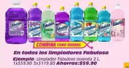 Soriana Híper Fabuloso limpiadores oferta