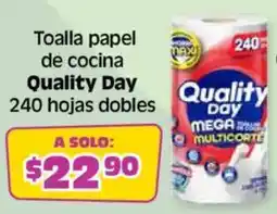 Soriana Súper Quality Day toalla papel de cocina oferta