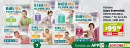 Soriana Súper Baby essentials Pañales Recién nacido a etapa 7 oferta